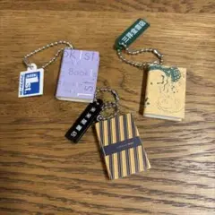 書店 ミニチュア キーホルダー 3種セット — image 1