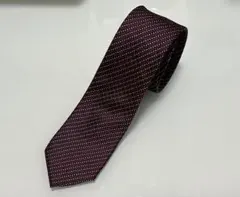 TK MIXPICE ワインレッド ドット柄 ネクタイ — image 1