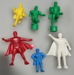 アメコミ消しゴム　色々カラー 　美品 稀少(レトロ５体セット) — image 1