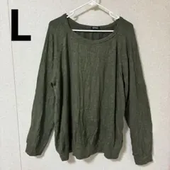 【L】BUFFALO DAVID BITTON オリーブグリーン シック　秋冬 — image 1