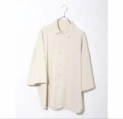 リラックスオーバーサイズ　半袖シャツ　ホワイト — image 1