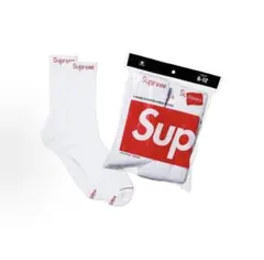 Supreme Hanes 1Pairs Cushion Crew Socks — image 1