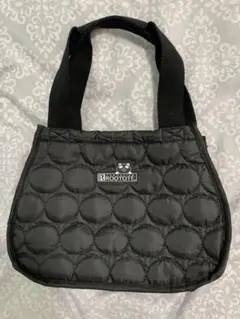 未使用◎ ROOTOTE キルティング ミニトートバッグ ブラック — image 1