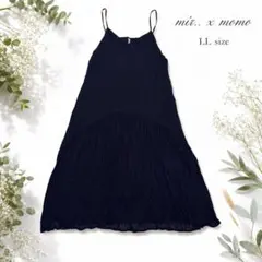 ★最終値下げ価格★mir.. x momo キャミワンピース　ブラック　LL — image 1