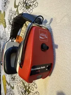 コウジ様ビンテージ　Coca-Cola コカコーラ ヘッドホン型　ラジオ　完動品 — image 1