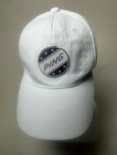 PING キャップ ホワイト PLAY YOUR BEST — image 1