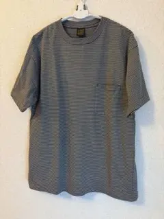 A VONTADE ボーダーTシャツ Mサイズ黒 — image 1