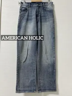 k0558 AMERICAN HOLIC ストレートデニム　インディゴ — image 1