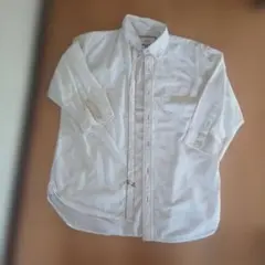 ikka　ホワイト　七分袖シャツ　Mサイズ — image 1