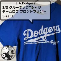 L.A.Dodgers（エルエー　ドジャース） S/SクルーネックT　L — image 1