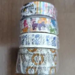 mt × Lisa Larson ４種類　sale 太・細マステ　４巻セット — image 1