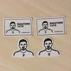 【長友佑都 選手】3coins サッカー日本代表　シール — image 1