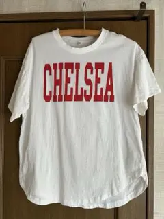 coca コカ CHELSEA ロゴTシャツ ホワイト Mサイズ カレッジロゴ — image 1