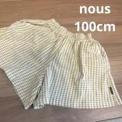 キムラタン　n.o.u.s チェック柄　キュロットパンツ — image 1
