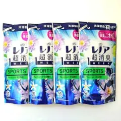 レノア　超消臭　1WEEK　SPORTS　フレッシュシトラス　340ml　4袋 — image 1