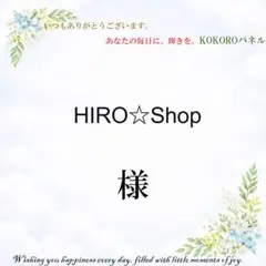 HIRO☆Shop　様専用 — image 1