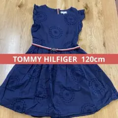 【セール】TOMMY HILFIGER ネイビー ワンピース 122 120cm — image 1