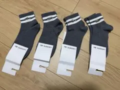 LACOSTE ソックス グレー 4足セット 23~25cm 男女兼用 特価品 — image 1