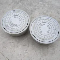 マエザワ　おすい 蓋 2個セット 排水用 マンホール — image 1