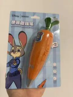 [新品未開封] ズートピア2　にんじん ボイスペン 録音機能付き — image 1
