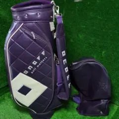 ONOFF キャディバッグ パープル キルティング — image 1