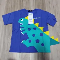 moujonjon 恐竜モチーフ Tシャツ ブルー 110cm — image 1