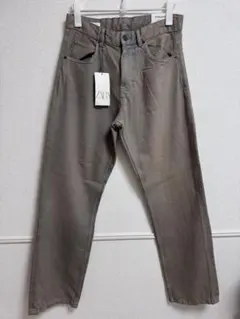 ZARA STRAIGHT デニムパンツ ブラウン※6/25まで — image 1