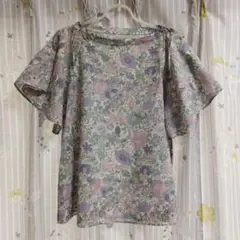 アフタヌーンティー 花柄 半袖ブラウス MR — image 1