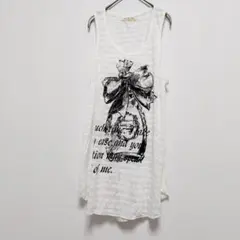 【Basic Tone Clothes】 ノースリーブ カットソー プリント L — image 1