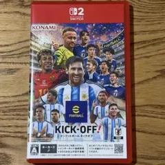 【Switch2】 eFootBall Kick-Off！早期購入特典未使用 — image 1