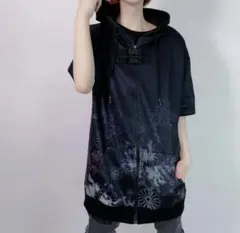 NieR HALF SLEEVE GRADATION ZIP PARKA — image 1