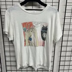RE/DONE Hanes Tシャツ JUST BRING WINE — image 1