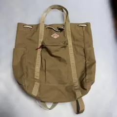 [超美品]DANTON 2WAY リュック トートバッグ ベージュ即日発送 — image 1