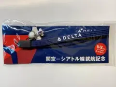DELTA航空 関空-シアトル線就航記念 ストラップ — image 1