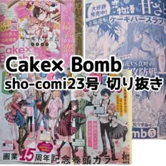 ケーキバイボム　sho-comi 23号　切り抜き　カラーページ等　佐野愛莉 — image 1