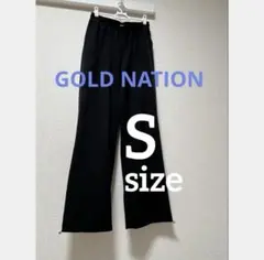 GOLD NATION ワイドパンツ イージーパンツ S丈長め — image 1