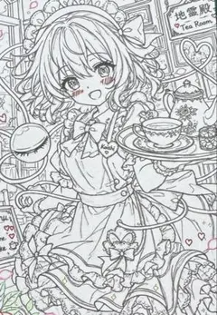 手描きイラスト　古明地こいし　ファンアート　東方project — image 1