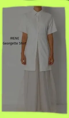 IRENE 定価31900円 半袖　Georgette Shirt — image 1