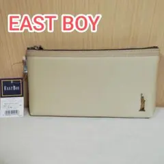 タグ付(^^)イーストボーイ ペンケースベージュ自由の女神 筆箱 EASTBOY — image 1