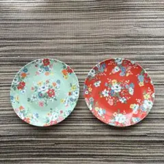 cath kidston キャス キッドソンの花柄プレート皿 2枚 — image 1