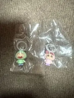 クレヨンしんちゃん カプセルトイ キーホルダー 3種セット — image 1