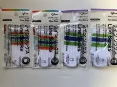Glico パピコセーター ラインソックス 4点セット — image 1