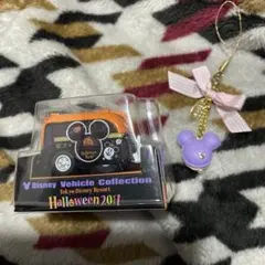 限定チョロQ ディズニーリゾートハロウィンバス　おまけストラップ付ミッキーマウス — image 1