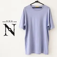 RNA-N 半袖Tシャツ M ライトブルー オーバーサイズ フレア ルーズサイズ — image 1