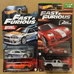 HW Fast & Furious 4台セット 日産Skyline ワイスピ — image 1