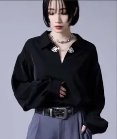 Ellno Losetソデレイヤードスキッパーチャイナシャツ — image 1
