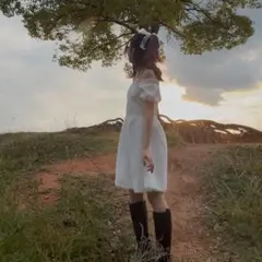 ホワイト パフスリーブ ミニワンピース 白 ミニドレス 前撮りにも♡ — image 1