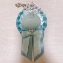WEGO　缶バッジロゼット　ミントグリーン — image 1