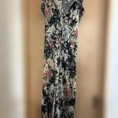 ZARA BASIC 花柄 ボタニカル　半袖シャツワンピース Sサイズ — image 1
