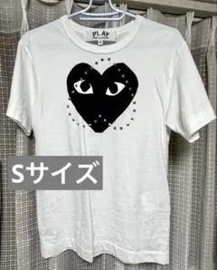 PLAY COMME des GARÇONS スタッズ Tシャツ ホワイト S — image 1